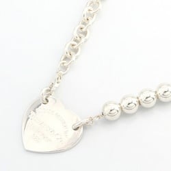 Tiffany Necklace Return to Heart Tag Wrap 68892511 SV Sterling Silver 925 Pendant Ball Chain Women's Long TIFFANY & CO