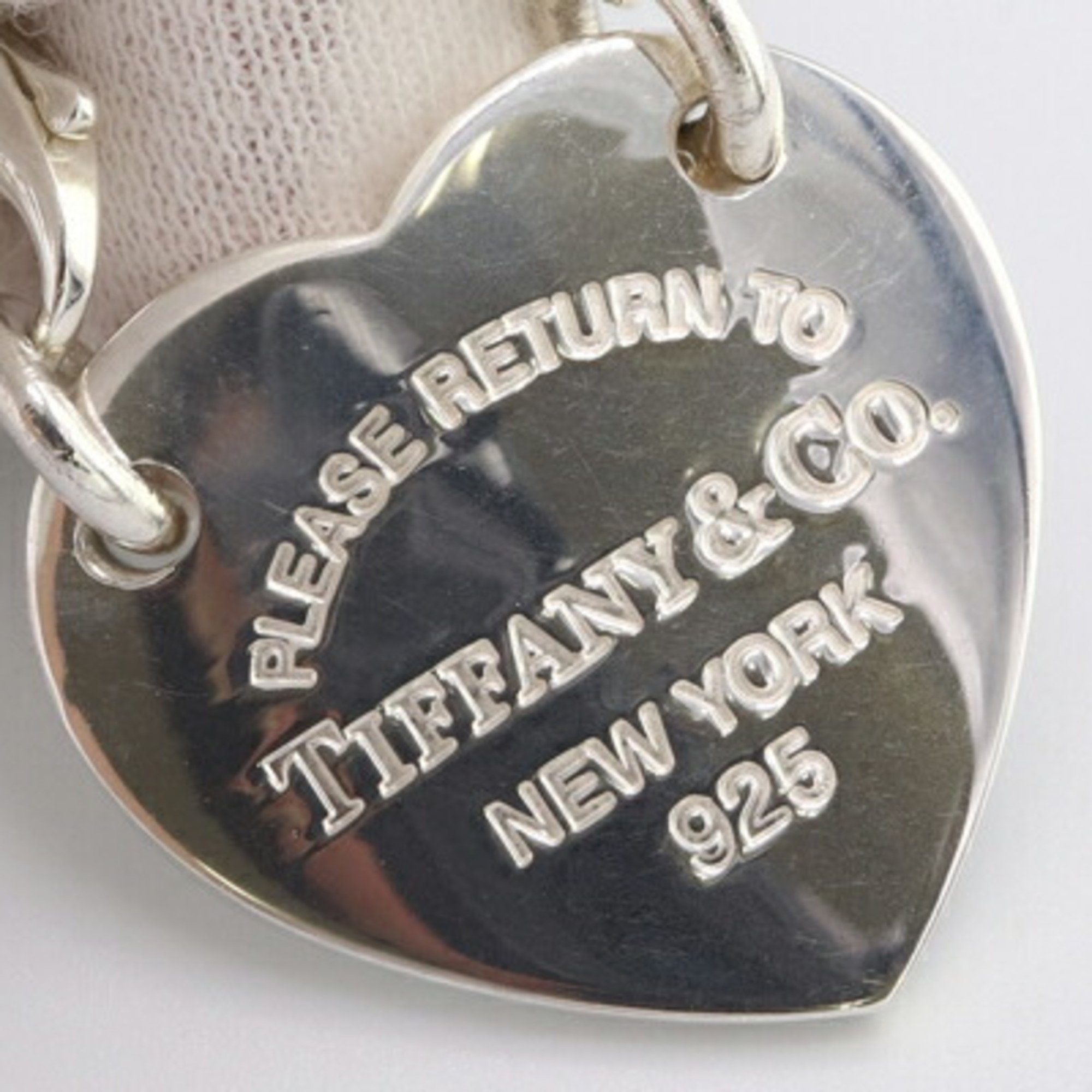 Tiffany Necklace Return to Heart Tag Wrap 68892511 SV Sterling Silver 925 Pendant Ball Chain Women's Long TIFFANY & CO