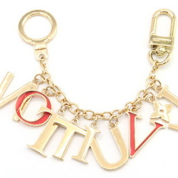 Louis Vuitton Bag Charm Portocle Initial M61020 Gold Women's Men's LOUIS VUITTON