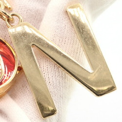 Louis Vuitton Bag Charm Portocle Initial M61020 Gold Women's Men's LOUIS VUITTON