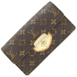 Louis Vuitton Bi-fold Long Wallet Monogram Etoile Portefeuille Sarah M66556 Stitch Women's LOUIS VUITTON