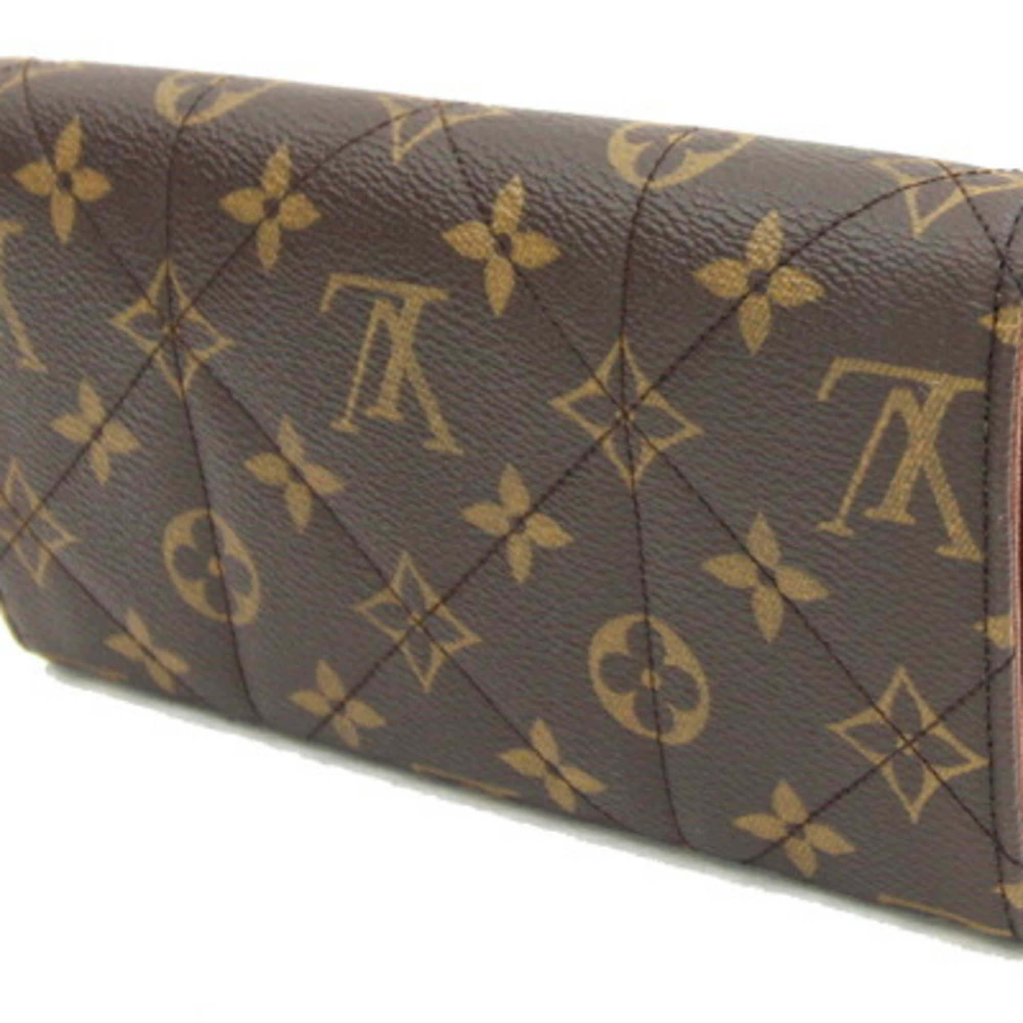 Louis Vuitton Bi-fold Long Wallet Monogram Etoile Portefeuille Sarah M66556 Stitch Women's LOUIS VUITTON