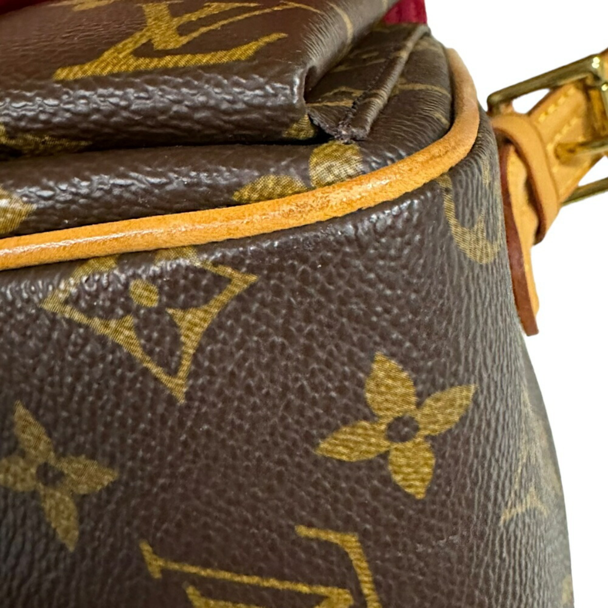 Louis Vuitton Vivacite MM Monogram Shoulder Bag Canvas M51164 Brown Women's LOUIS VUITTON