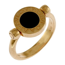 BVLGARI Flip Ring, Bvlgari, Size 7, 18K, Onyx, Mother of Pearl, Women's,