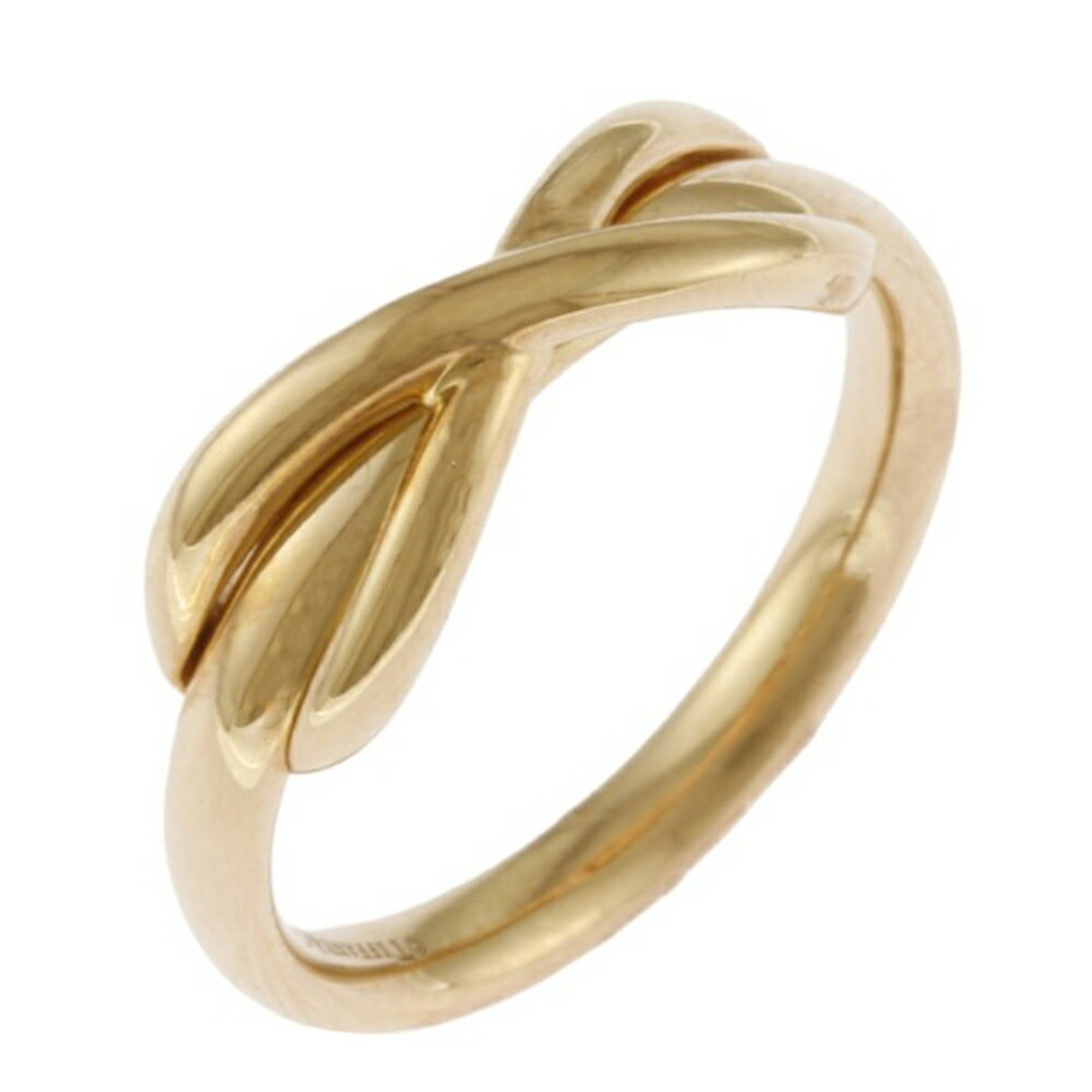 Tiffany Infinity Ring, Tiffany, size 8, 18k gold, women's, TIFFANY&Co.