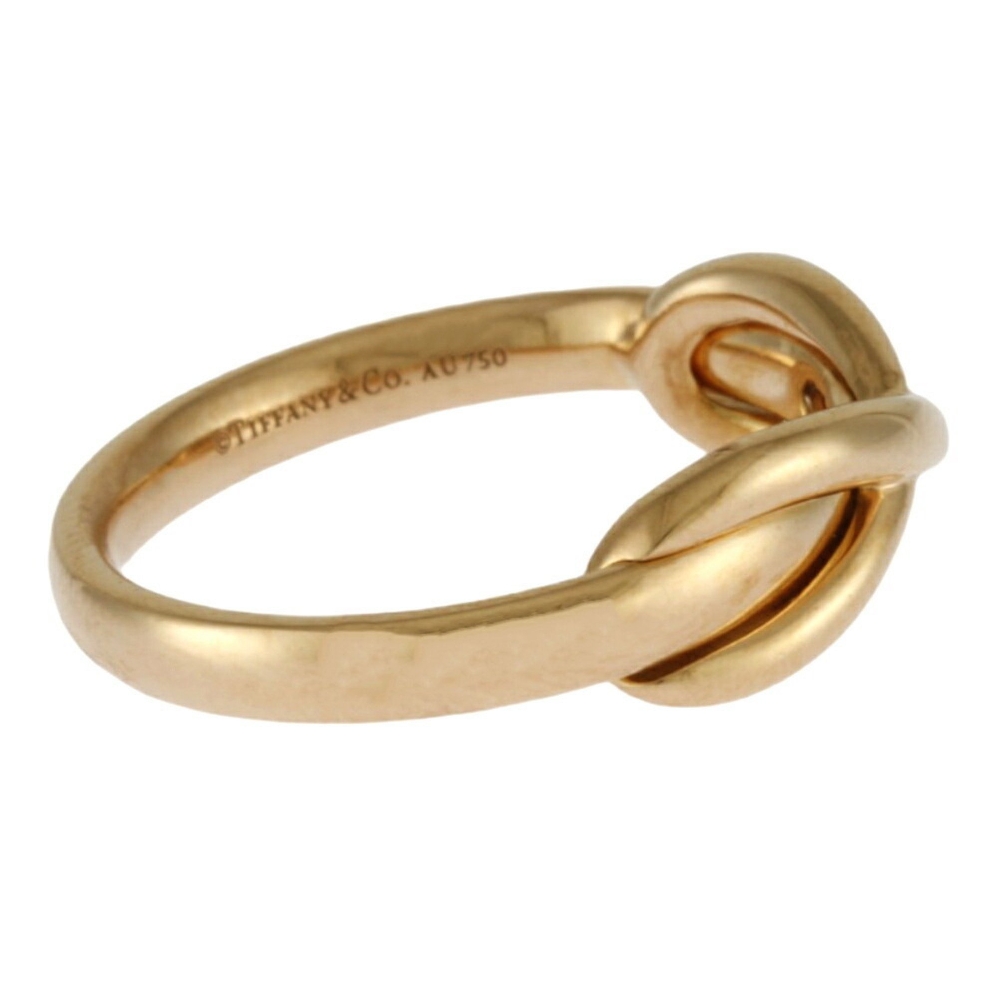 Tiffany Infinity Ring, Tiffany, size 8, 18k gold, women's, TIFFANY&Co.