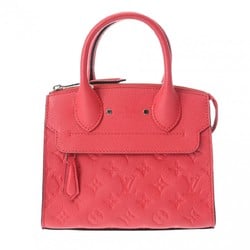 LOUIS VUITTON Louis Vuitton Monogram Empreinte Pont Neuf PM Poppy Petal M41747 Women's Leather Handbag