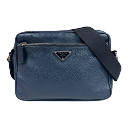 Prada Shoulder Bag Leather 2VH094 Navy Men's PRADA