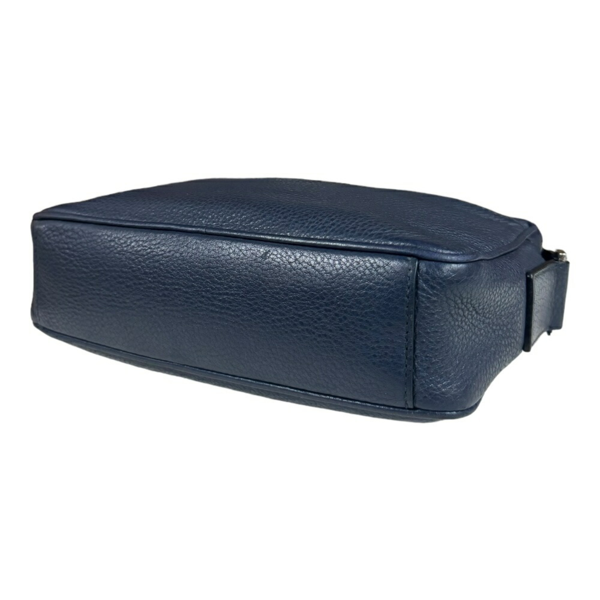 Prada Shoulder Bag Leather 2VH094 Navy Men's PRADA