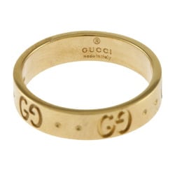 Gucci Icon Ring, Size 7.5, 18k Gold, Women's, GUCCI