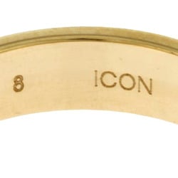 Gucci Icon Ring, Size 7.5, 18k Gold, Women's, GUCCI