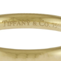 Tiffany Curved Band Ring, Size 7.5, 18K Gold, Diamond, Women's, TIFFANY&Co.