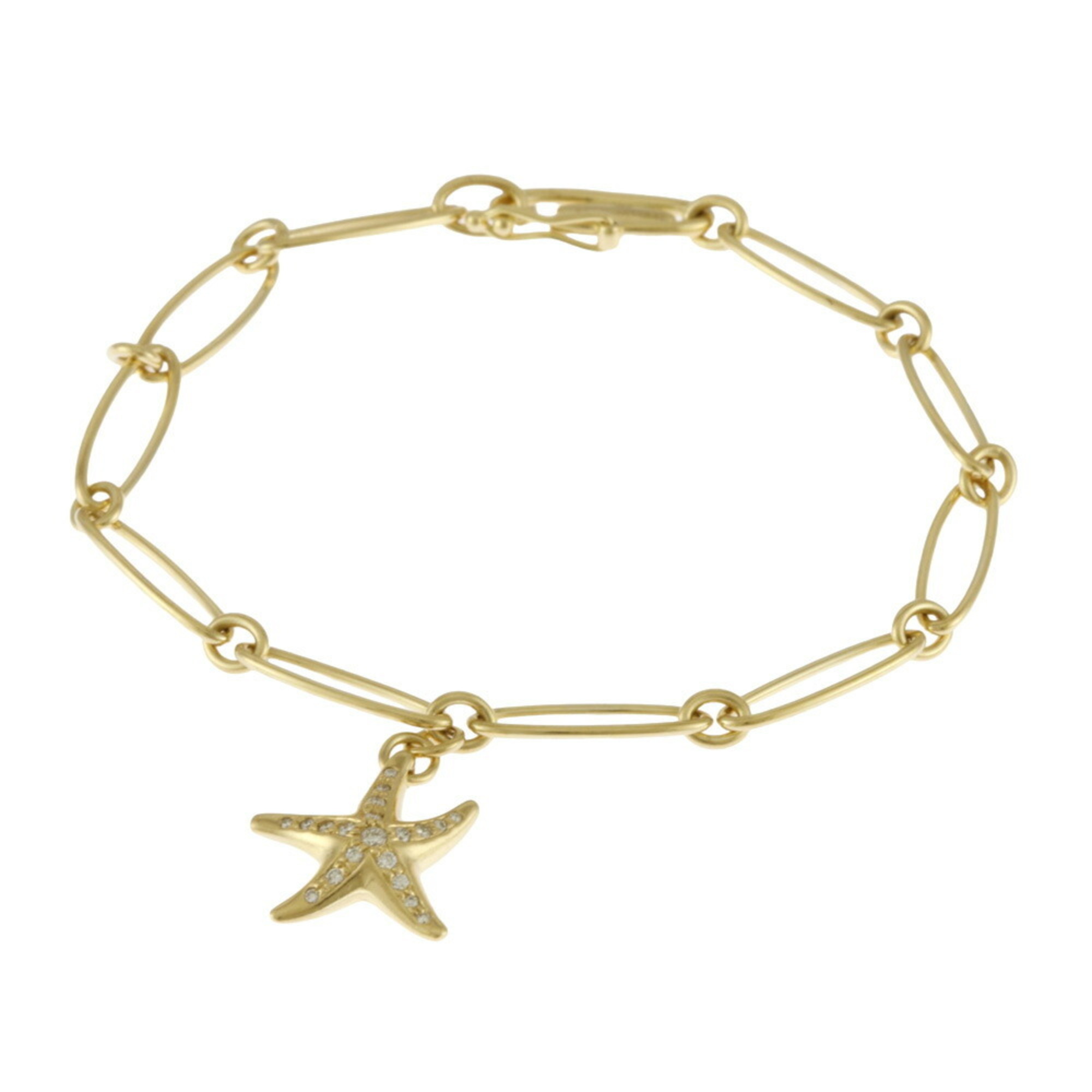 Tiffany Starfish Bracelet 18K Diamond Ladies TIFFANY&Co.