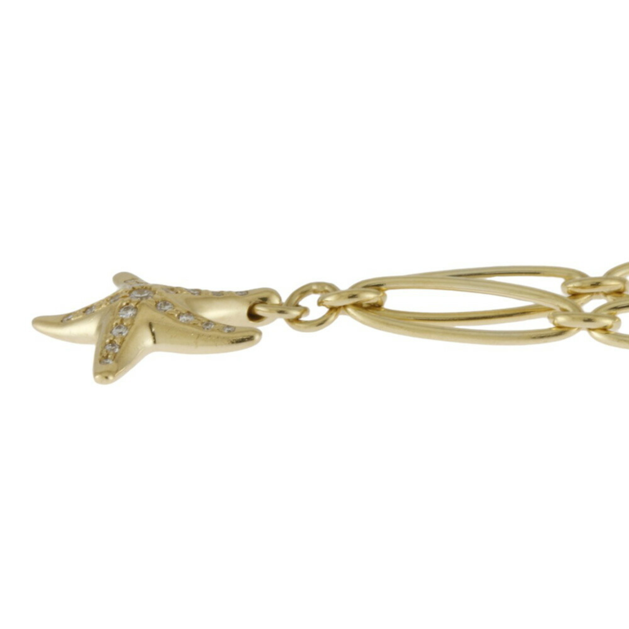 Tiffany Starfish Bracelet 18K Diamond Ladies TIFFANY&Co.