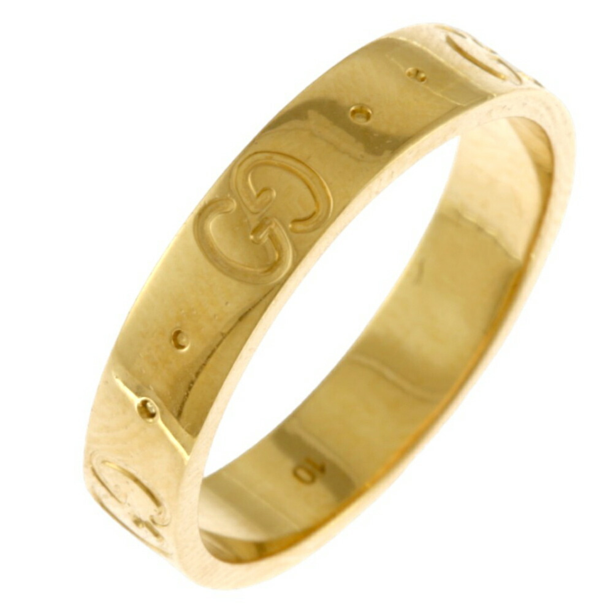 Gucci Icon Ring, Gucci, size 10, 18k gold, women's, GUCCI