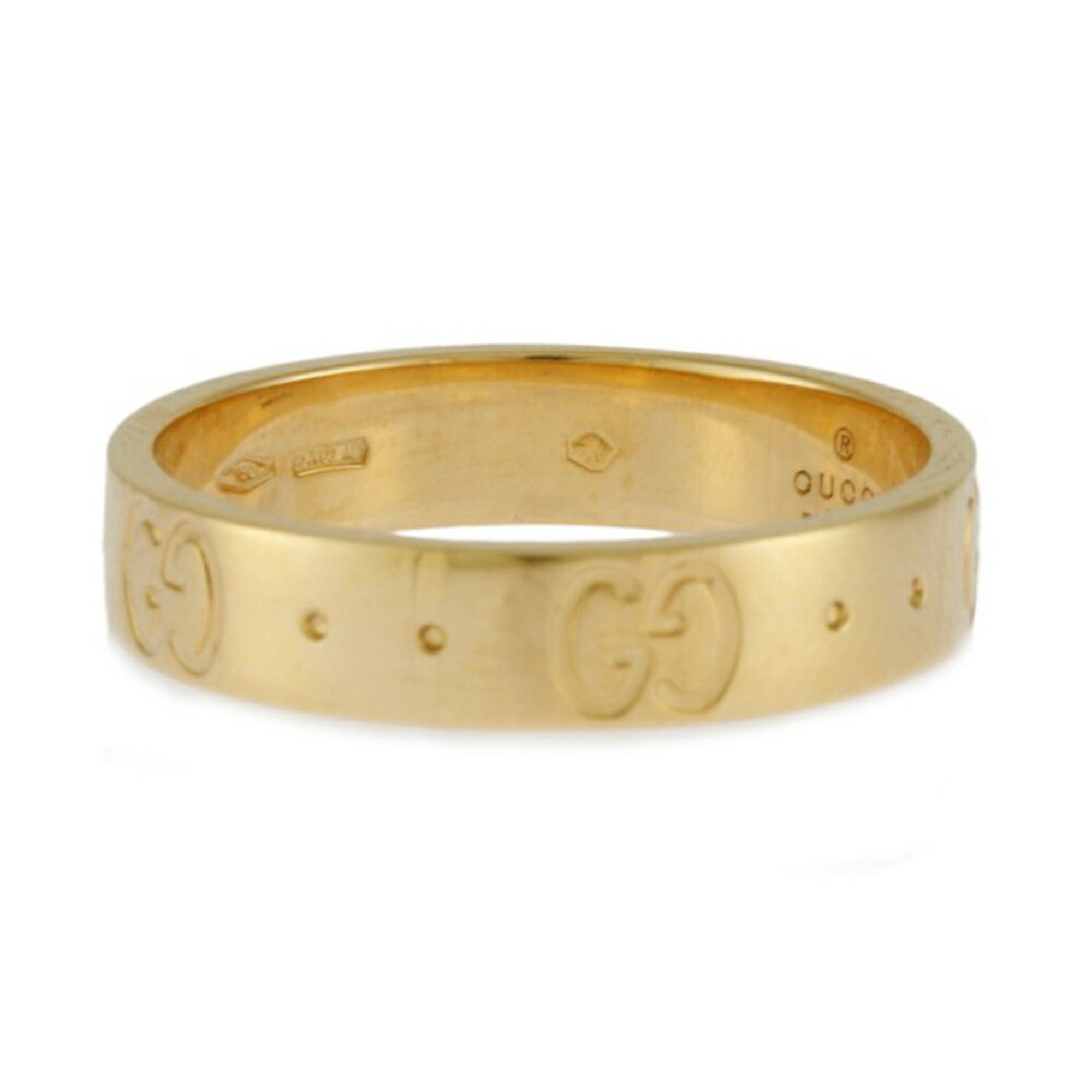 Gucci Icon Ring, Gucci, size 10, 18k gold, women's, GUCCI