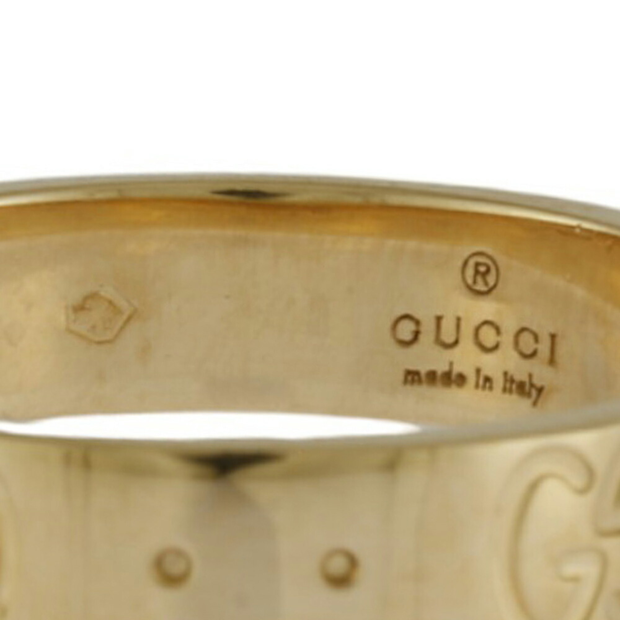 Gucci Icon Ring, Gucci, size 10, 18k gold, women's, GUCCI