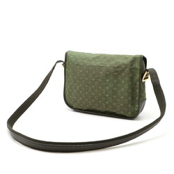 LOUIS VUITTON Louis Vuitton Monogram Shoulder Bag Belanger Canvas Leather TST Khaki Green Moss M92673