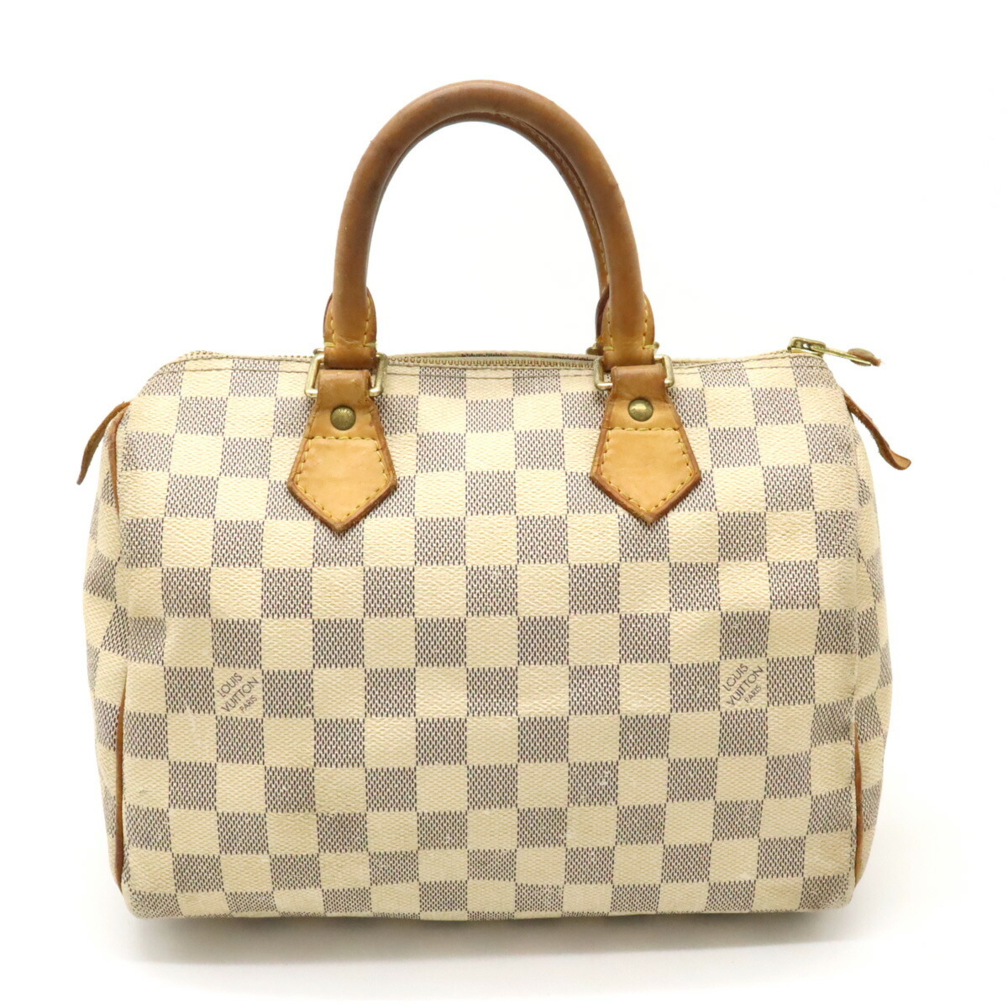 LOUIS VUITTON Damier Azur Speedy 25 Handbag Boston Bag N41371