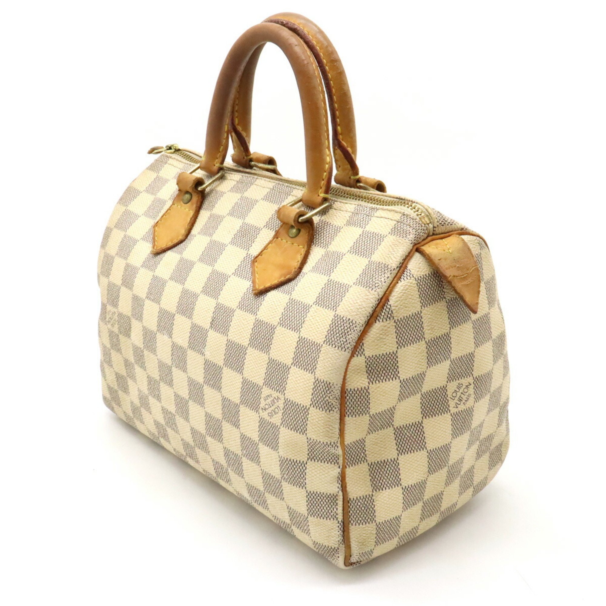 LOUIS VUITTON Damier Azur Speedy 25 Handbag Boston Bag N41371