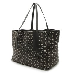 JIMMY CHOO Jimmy Choo PIMLICO Pimlico Tote Bag Large Shoulder Star Studs Leather Dark Brown