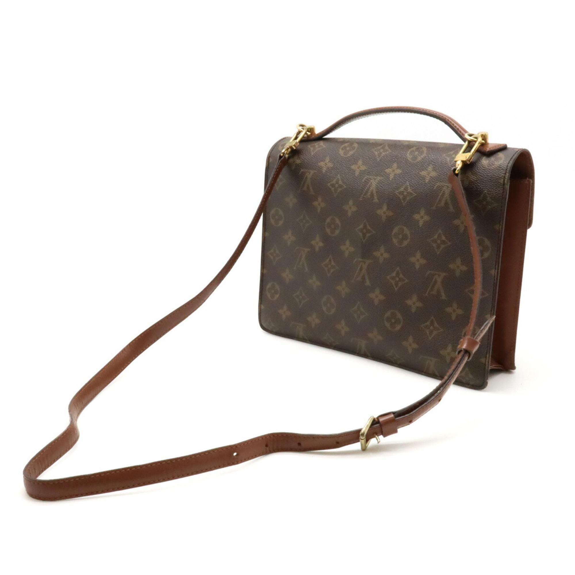 LOUIS VUITTON Louis Vuitton Monogram Montsouris 28 Second Bag Handbag Shoulder M51185