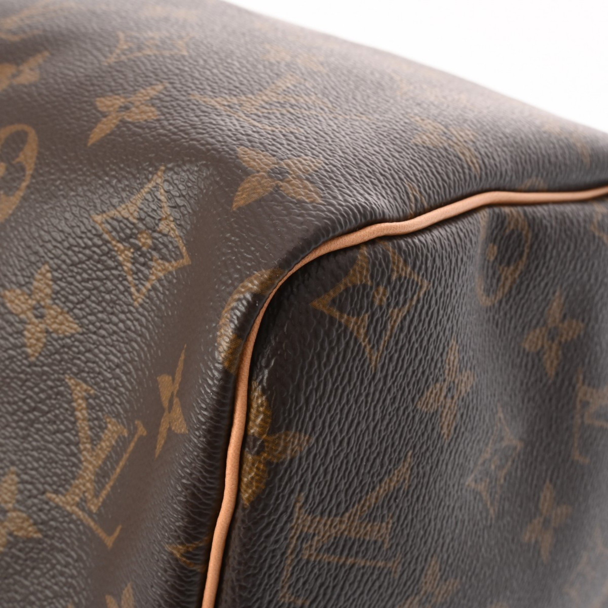 LOUIS VUITTON Louis Vuitton Monogram Speedy 30 Brown M41108 Women's Canvas Handbag