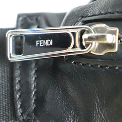 FENDI Mesh Belt Bag Waist Black 7V83 Crossbody Unisex