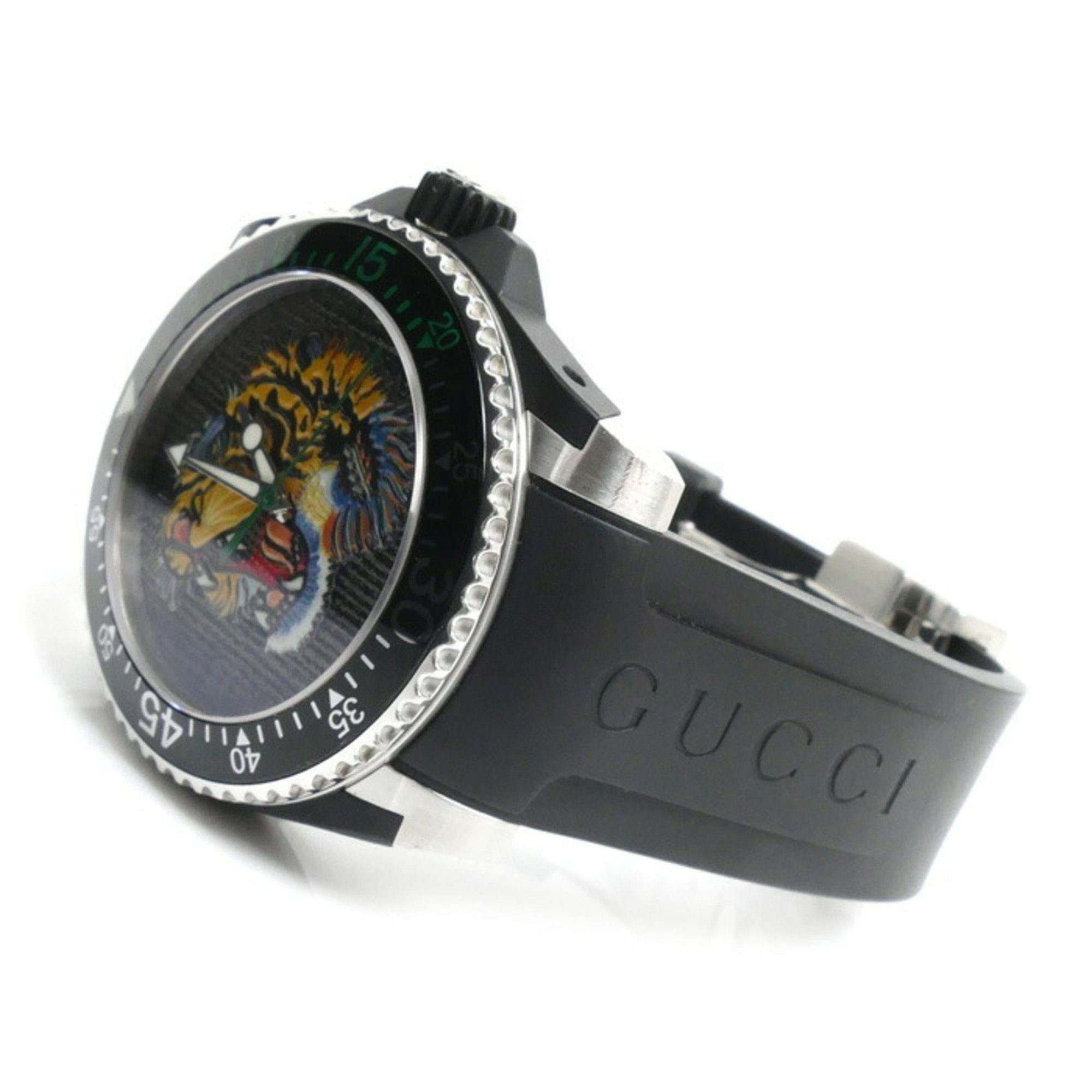 GUCCI Dive Tiger Watch Battery Operated YA136318/136.3 Men's