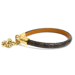 LOUIS VUITTON Louis Vuitton Monogram Canvas Calf Bracelet Vivienne M6773 19 M Women's