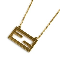 FENDI Metal F IS Necklace 8AH591 B08 F0CFK 3.8g 51cm Women's