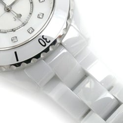 CHANEL J12 12P Diamond Mother of Pearl Watch Battery Operated H5704 Women's