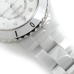 CHANEL J12 12P Diamond Mother of Pearl Watch Battery Operated H5704 Women's