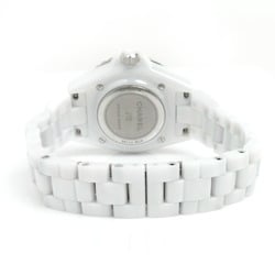 CHANEL J12 12P Diamond Mother of Pearl Watch Battery Operated H5704 Women's