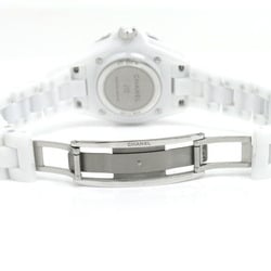 CHANEL J12 12P Diamond Mother of Pearl Watch Battery Operated H5704 Women's