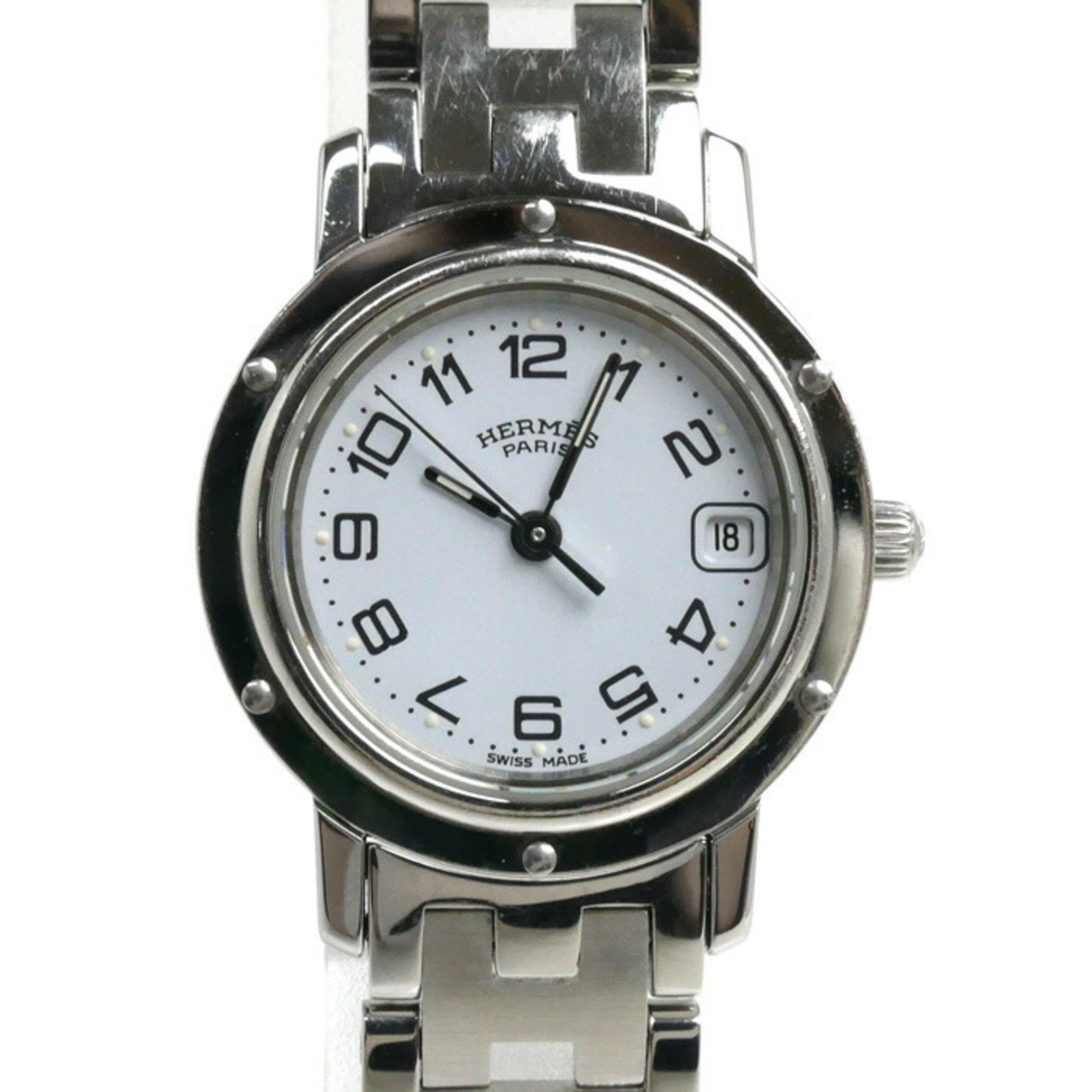 HERMES Clipper watch, battery-operated, CL4.210, for women