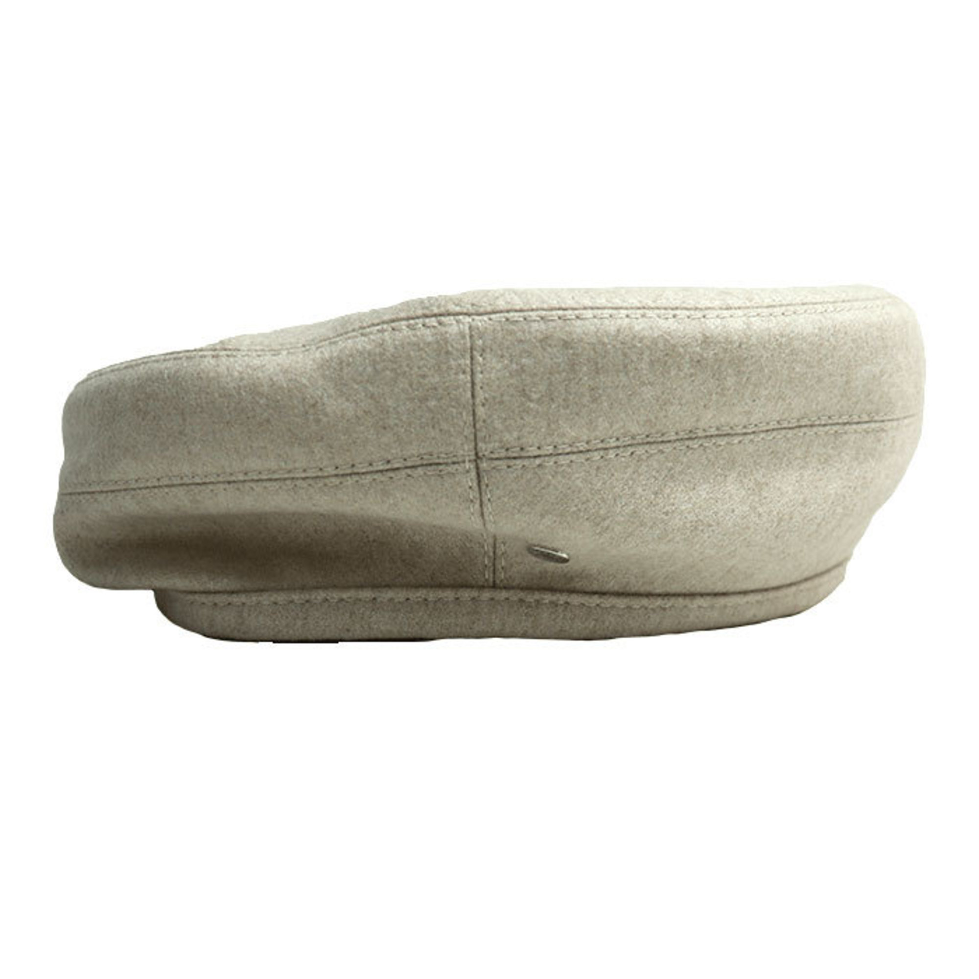 HERMES Saint Honore Beret Beige 59 Women's