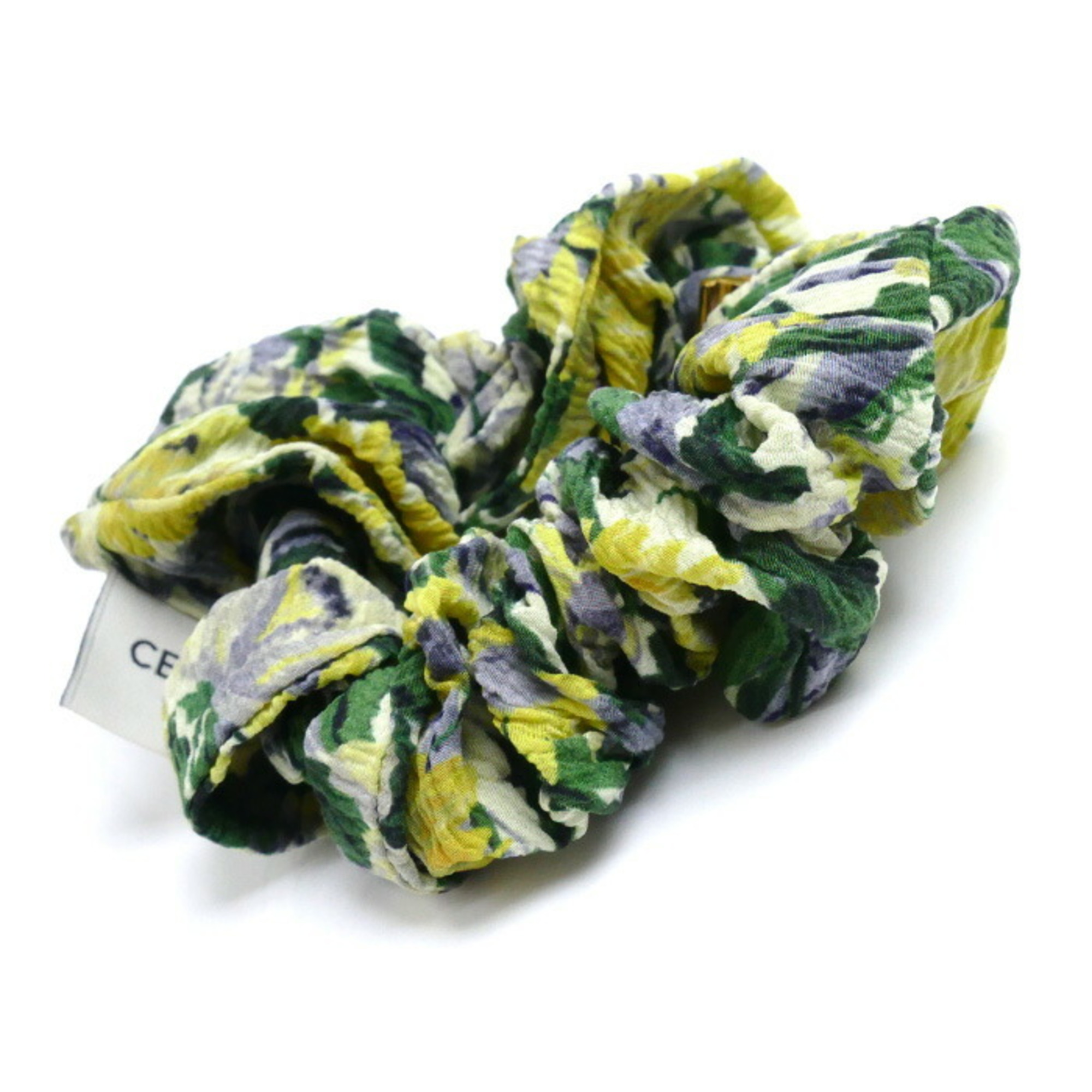 CELINE Silk Triomphe Hair Scrunchie 460AH2SIB for Women