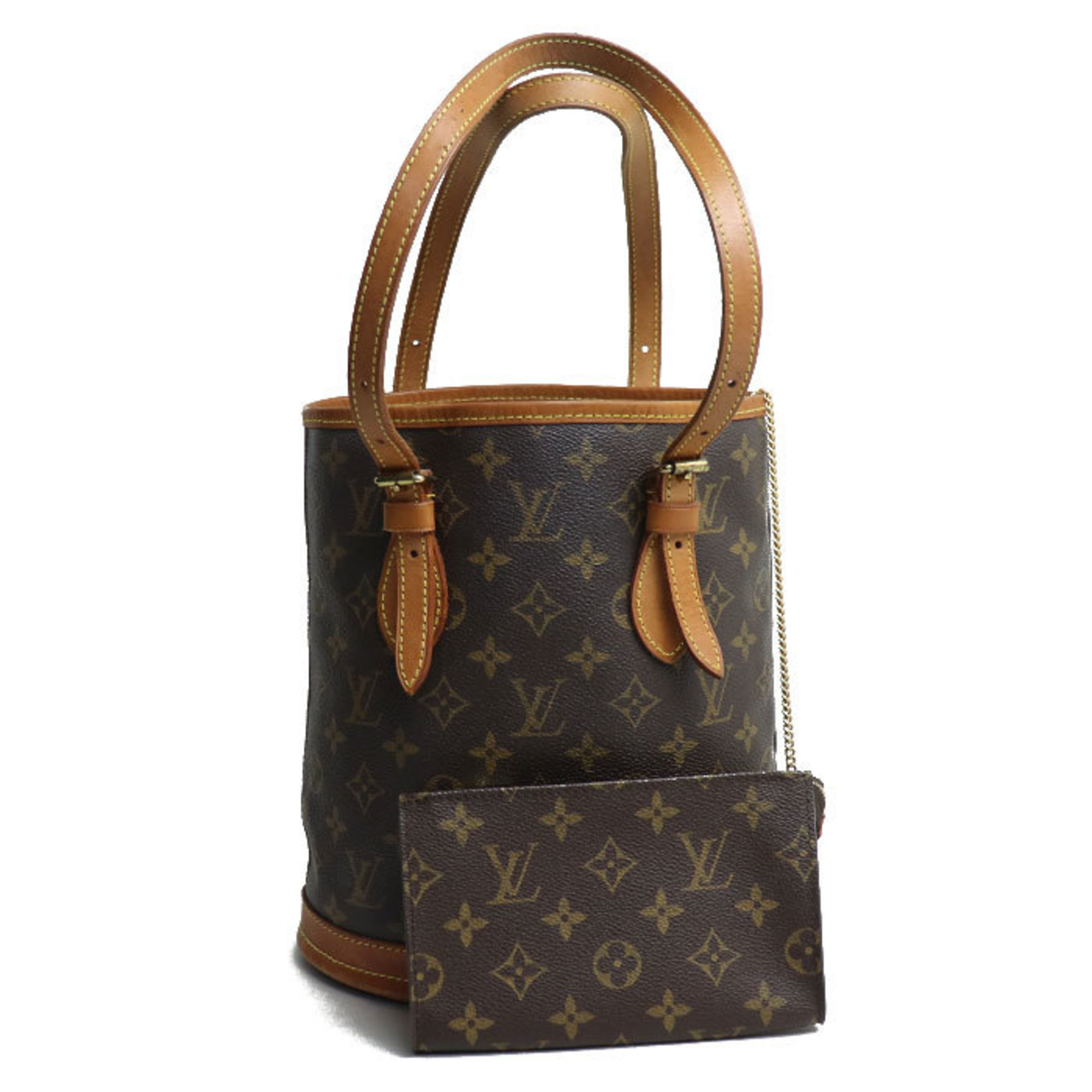 LOUIS VUITTON Louis Vuitton Bucket PM Tote Bag Monogram M42238 Women's