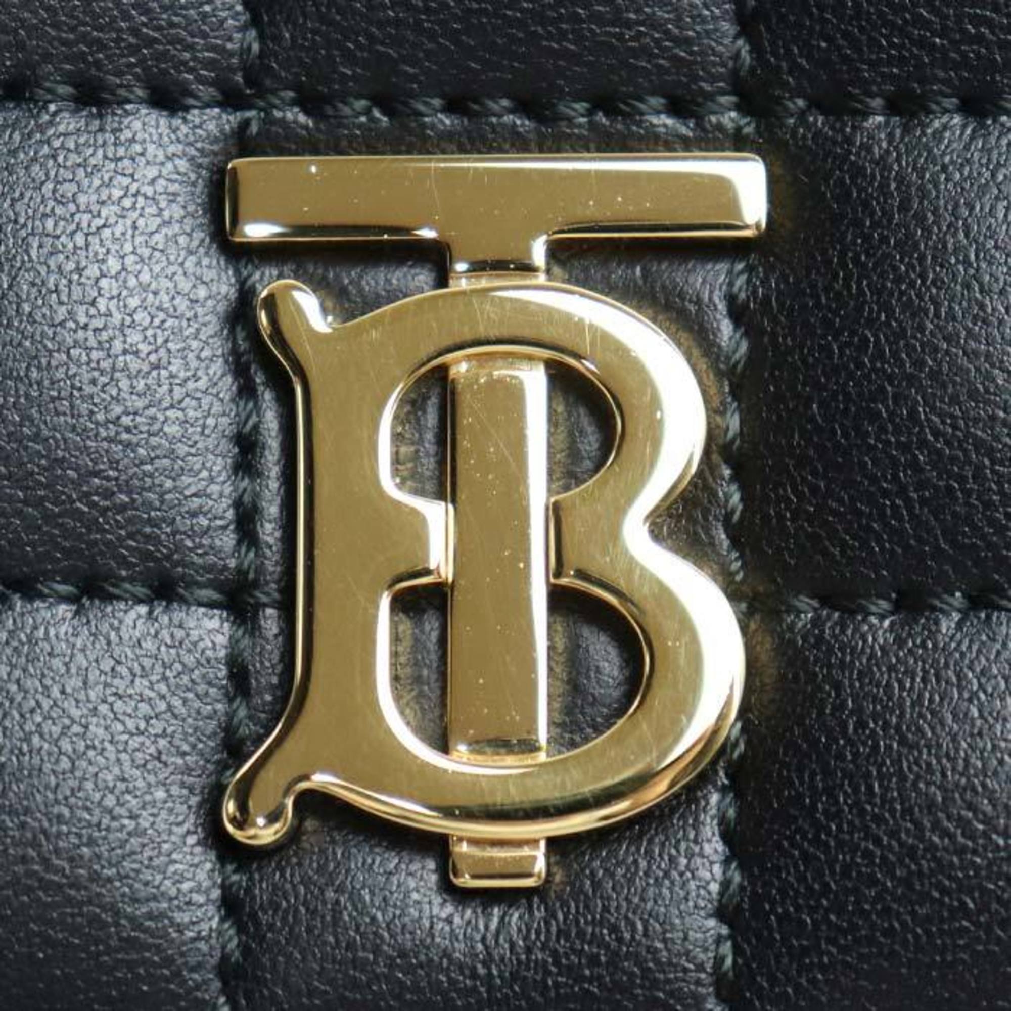 BURBERRY Burberry Rolla Clutch Shoulder Bag Black 80661761 Women's