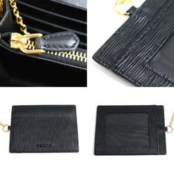 PRADA Prada Long Wallet Black 1MH132 Women's