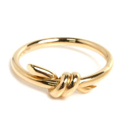 TIFFANY&Co. Tiffany K18YG Yellow Gold Knot Ring 70305275 Size 10 3.2g Women's