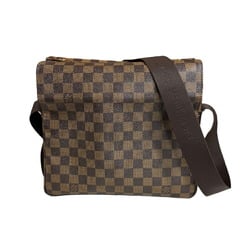 Louis Vuitton Naviglio Damier Shoulder Bag Canvas N45255 Brown Unisex LOUIS VUITTON