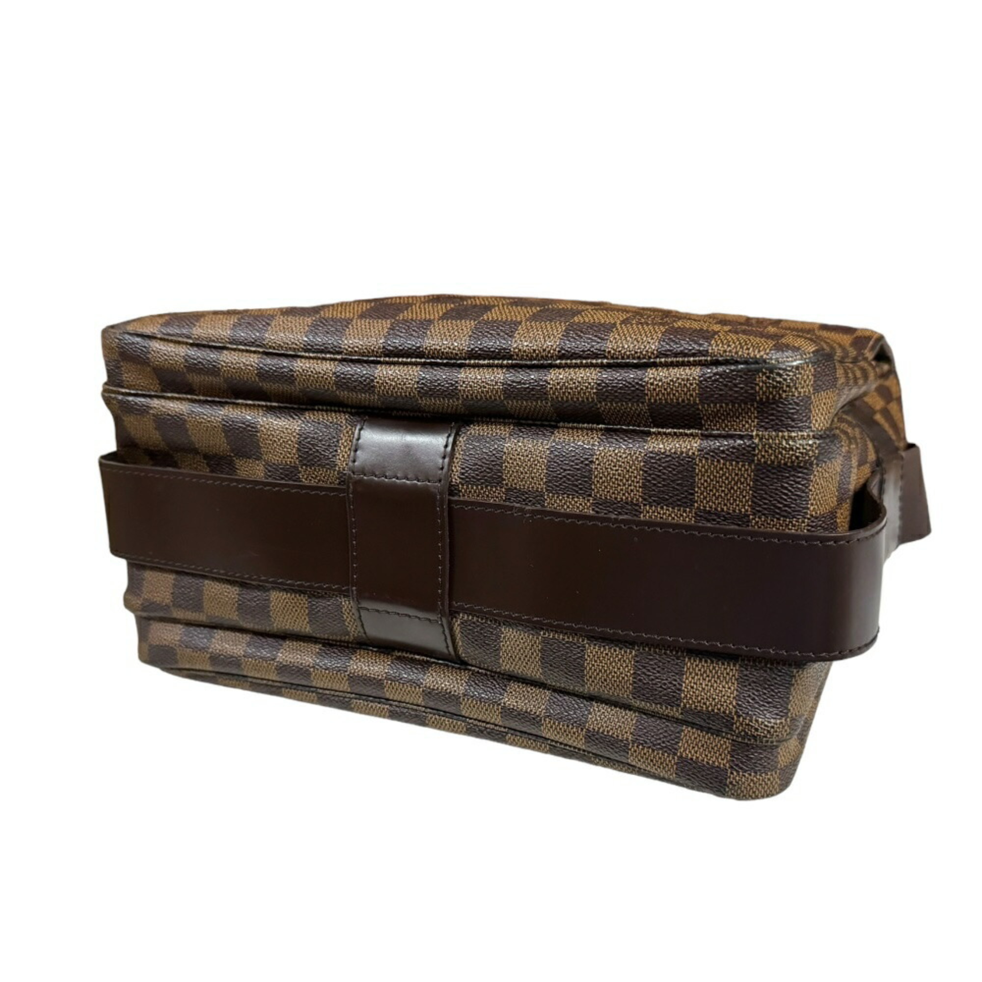 Louis Vuitton Naviglio Damier Shoulder Bag Canvas N45255 Brown Unisex LOUIS VUITTON