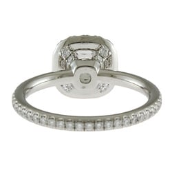 Harry Winston Cushion Cut Micro Pavé Ring, Winston, Size 7.5, Pt950 Platinum, Diamond, 1.02ct, Women's, HARRY WINSTON