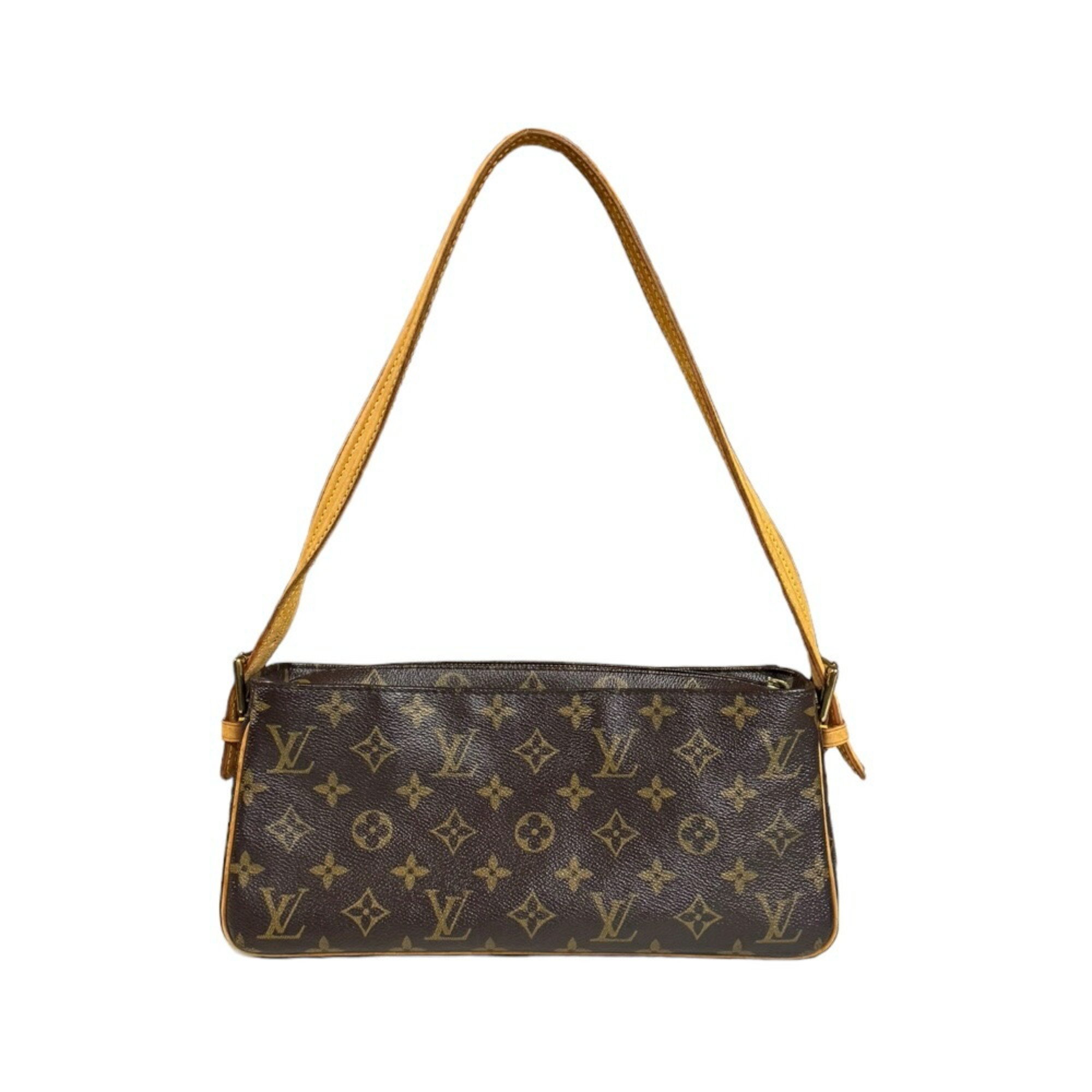 Louis Vuitton Vivacite MM Monogram Shoulder Bag Canvas M51164 Brown Women's LOUIS VUITTON