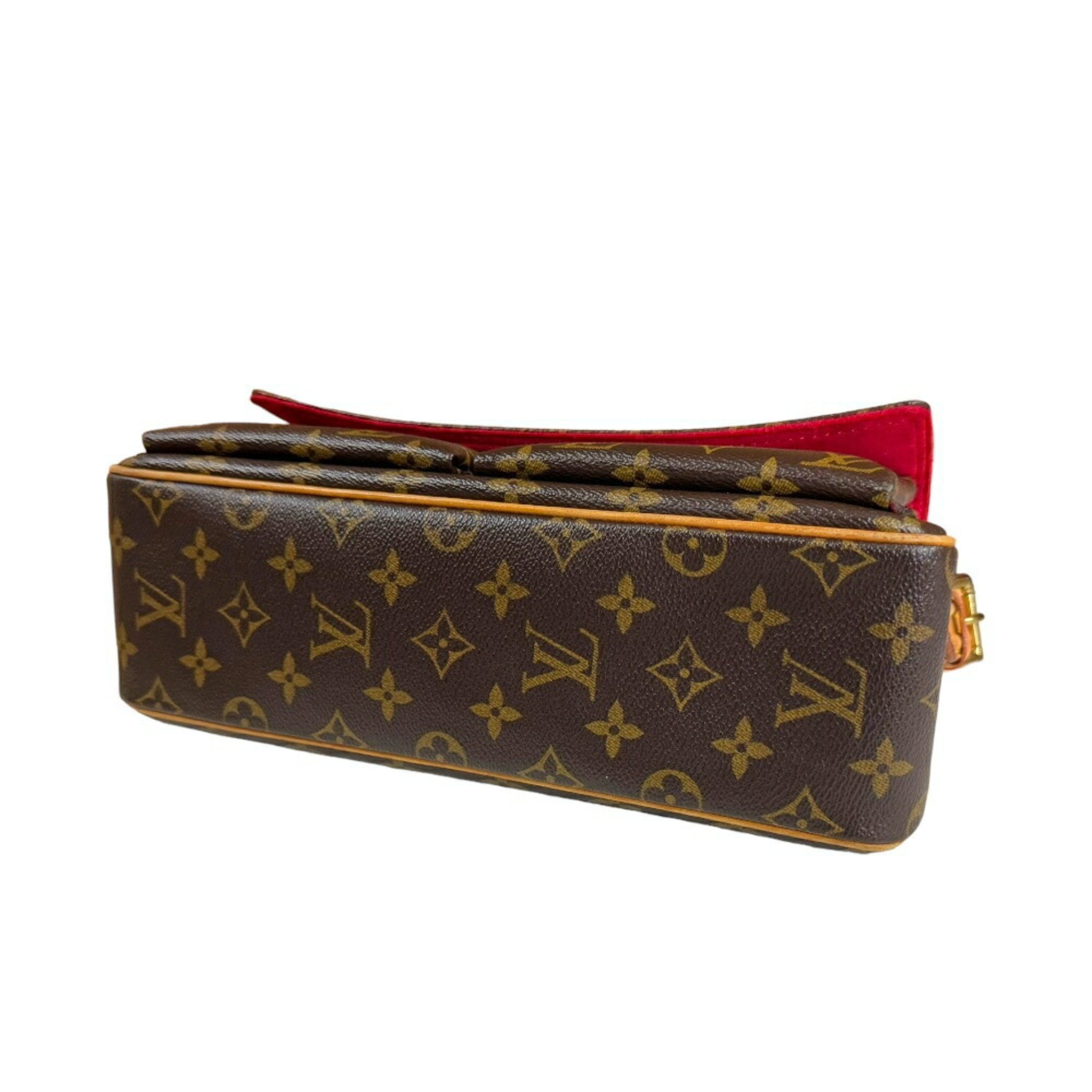 Louis Vuitton Vivacite MM Monogram Shoulder Bag Canvas M51164 Brown Women's LOUIS VUITTON