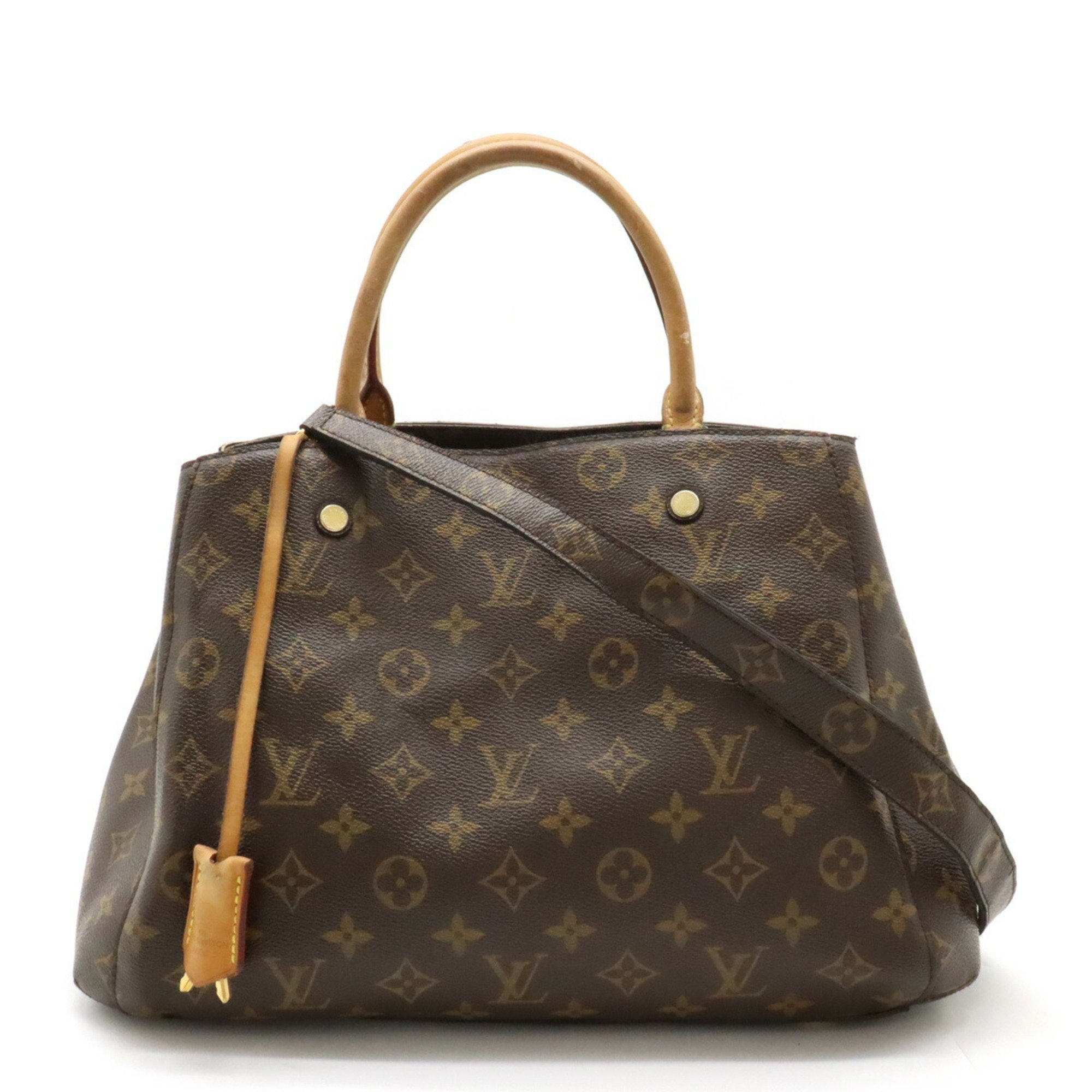 LOUIS VUITTON Louis Vuitton Monogram Montaigne BB Handbag Shoulder Bag M41055