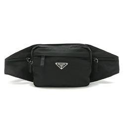 PRADA Prada Waist Bag Pouch Body Hip Nylon NERO Black V210