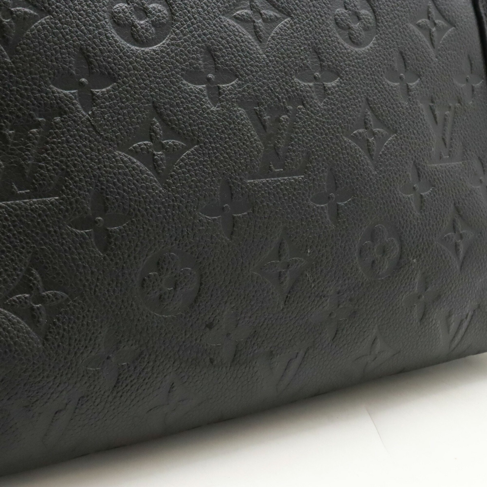 LOUIS VUITTON Louis Vuitton Monogram Empreinte Marais MM Handbag Tote Bag Noir Black M41040